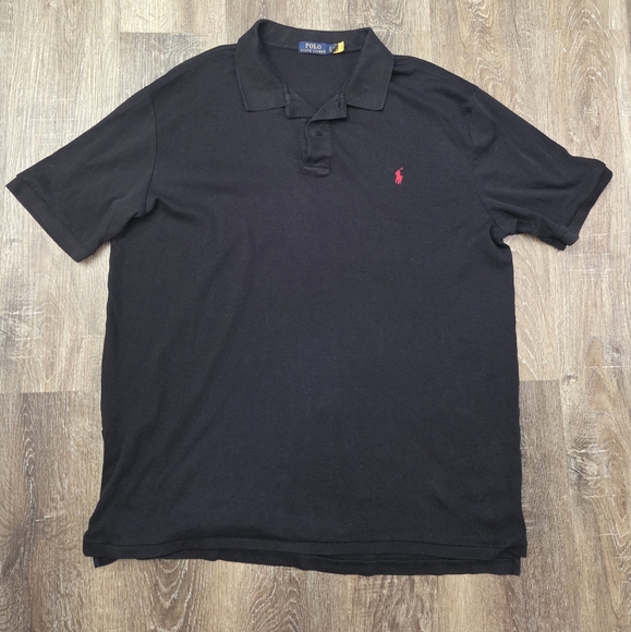 Ralph Lauren Other - Ralph Lauren Polo Shirt Mens XL Black Red Pony Short Sleeve Preppy Casual